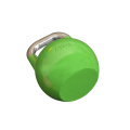 Kettlebell colorido no atacado com logotipo personalizado